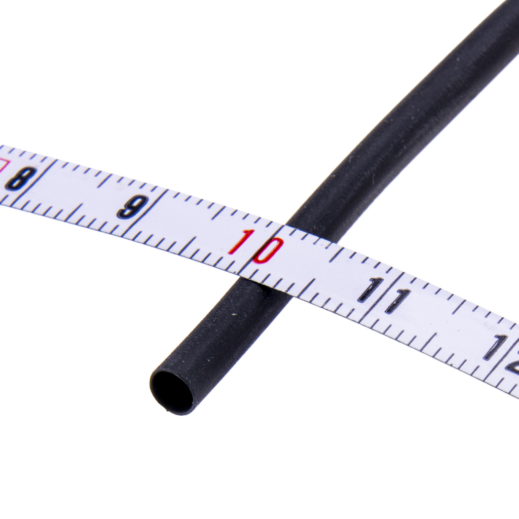 BBAtechniek - Krimpkous 3.2-1.6mm zwart 2:1 (1m)