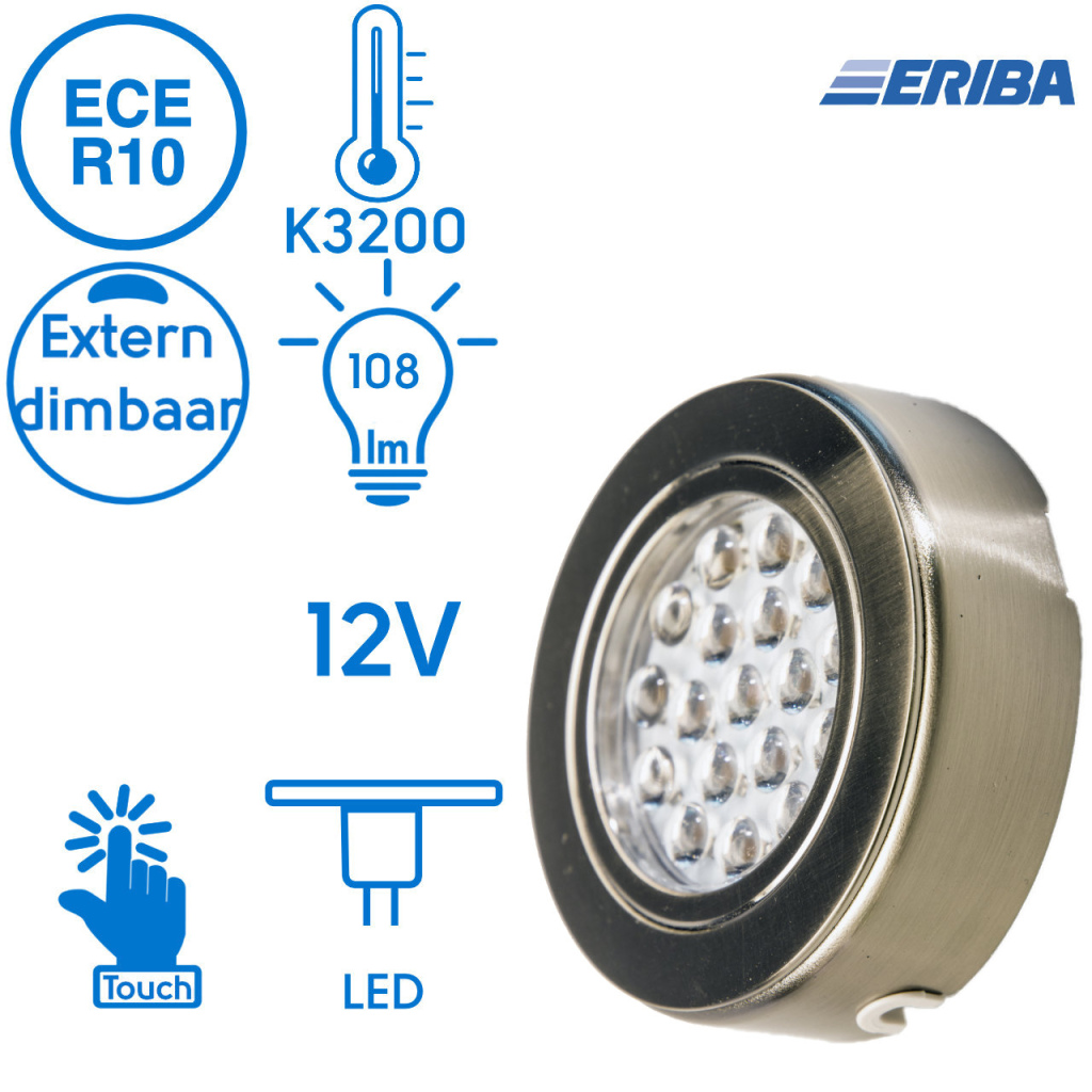 BBAtechniek - Giorno LED opbouwspot 12V 1.5W 3200K 108lm (1x)