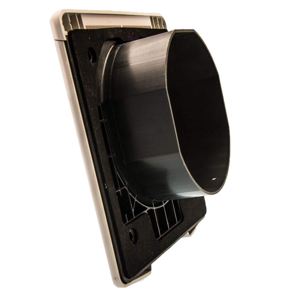 BBAtechniek - Open doorvoer universeel Fiat Bianco wit 210 (1x)