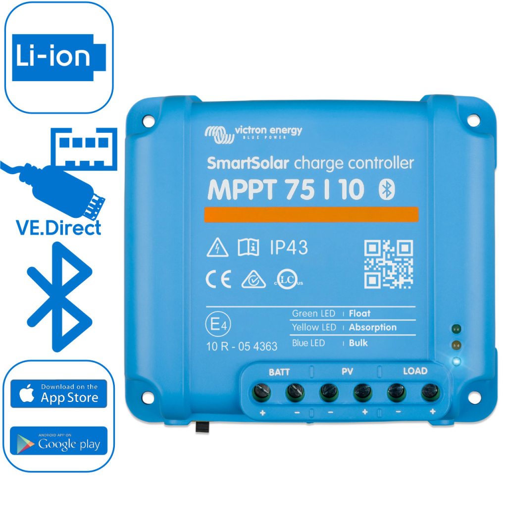 BBAtechniek - Victron SmartSolar MPPT 75/10 12/24V (1x)