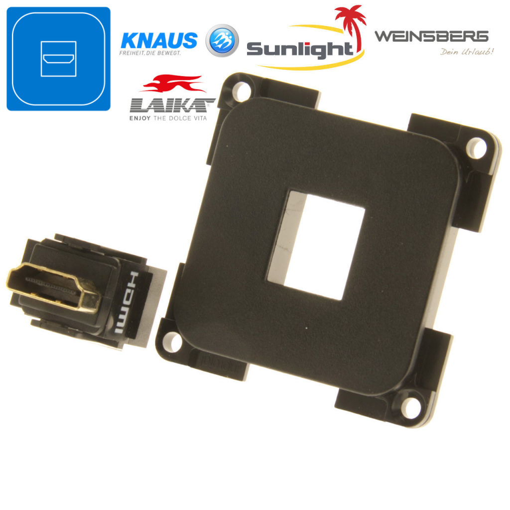 BBAtechniek - S 30.000 HDMI High Speed contact zwart (1x)