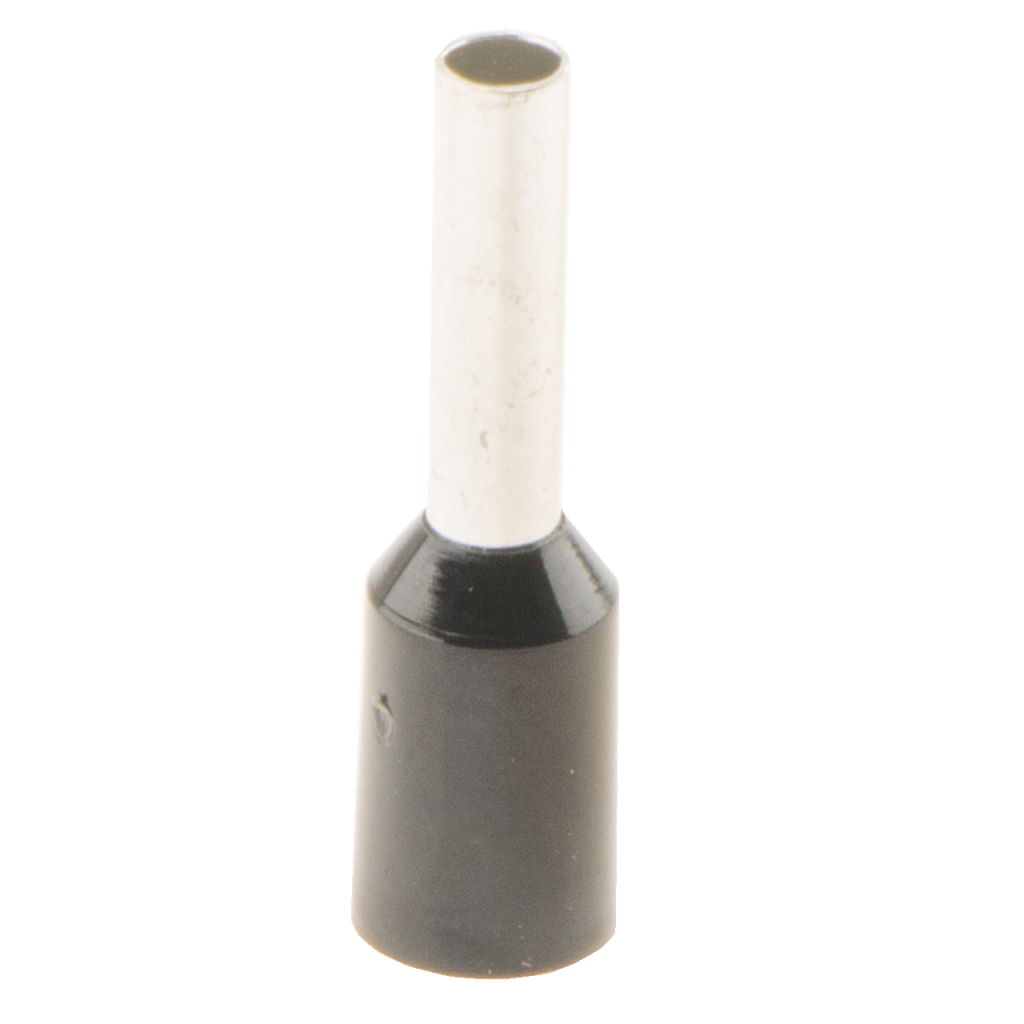 BBAtechniek - Adereindhuls ‘T’ French 1.5mm² zwart (100x)