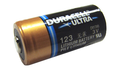 BBAtechniek - 3V CR123A Duracell Lithium batterij (1x)