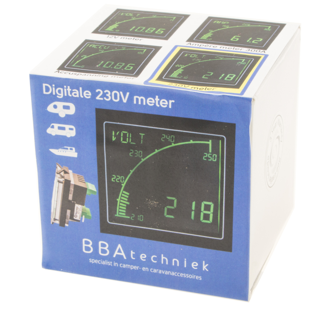 BBAtechniek - BBA digitale 230V meter (1x)