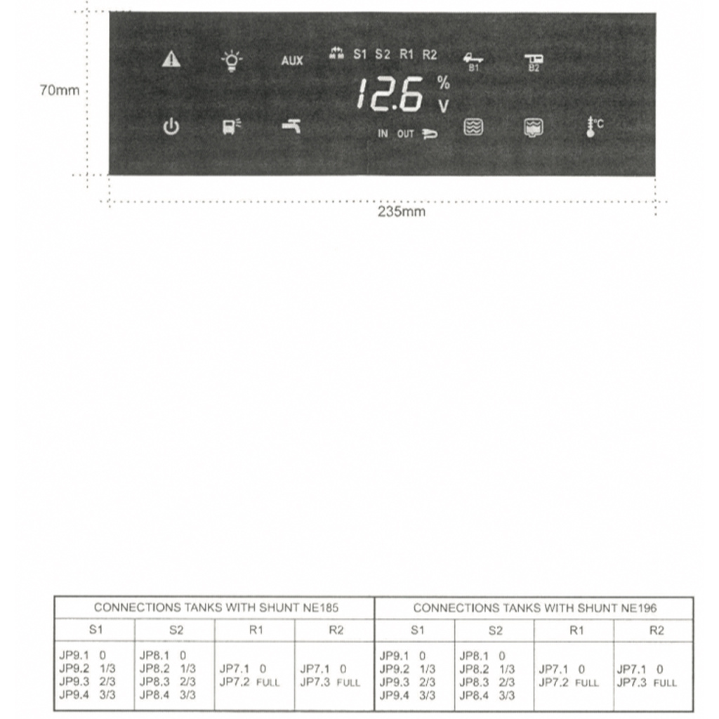 BBAtechniek - Digitaal controle paneel NE266 (1x)