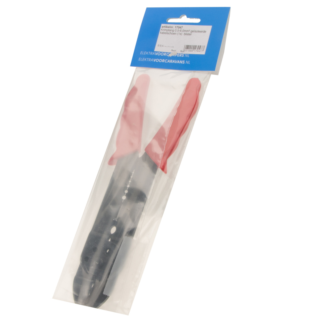 BBAtechniek - Krimptang 0.75-6.0mm² geïsoleerde kabelschoen (1x)