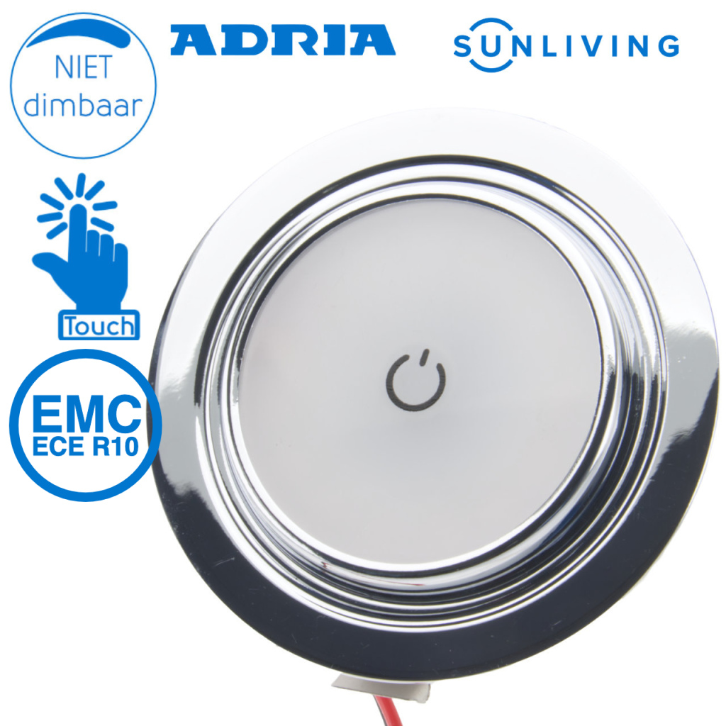 BBAtechniek - L’Aquila LED kantelbare inbouwspot 12V 1.2W (1x)