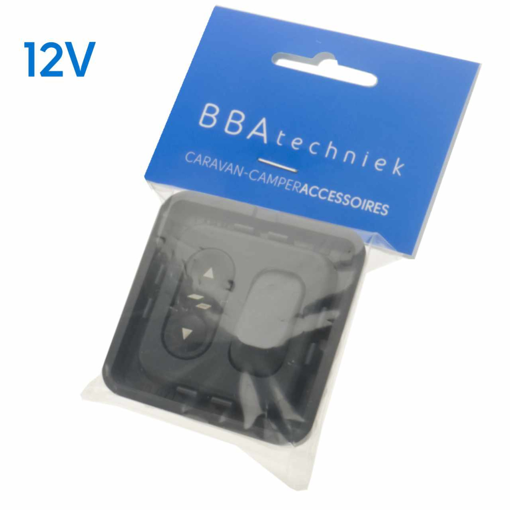 BBAtechniek - CBE schakelaar + frame grijs t.b.v. opstap (1x)