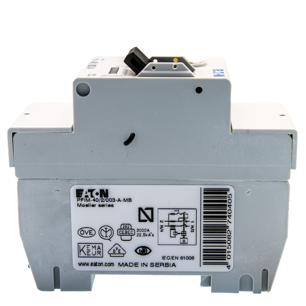 BBAtechniek - Hoofd aardlekschakelaar Fi dinrail 40A 30mA (1x)