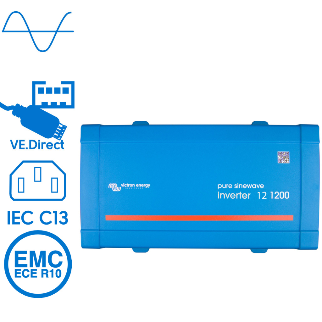 BBAtechniek - Victron Phoenix omvormer 12/1200 VE.Direct IEC(1x)