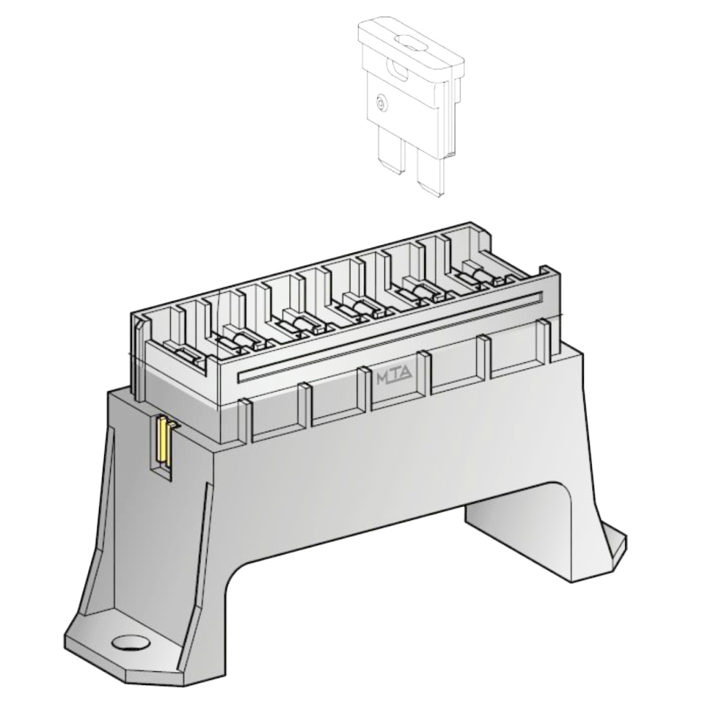 BBAtechniek - Zekeringkast standaard steekzekering 4-polig (1x)