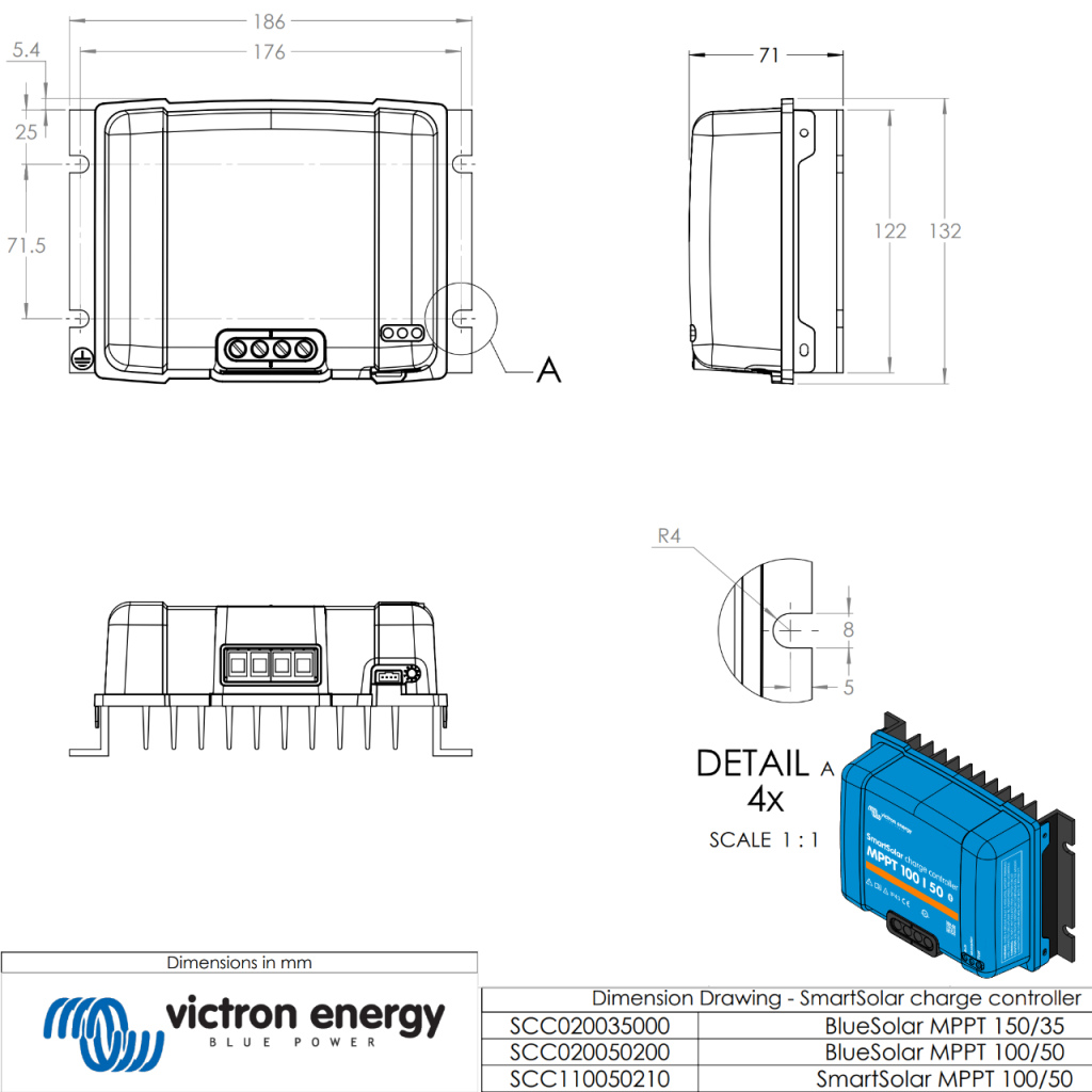 BBAtechniek - Victron SmartSolar MPPT 100/50 12/24V (1x)