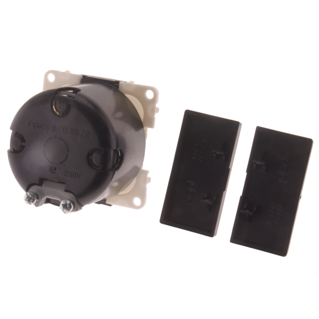 BBAtechniek - Drukvlakschakelaar dubbel 1-polig 10A S20.000 (1x)