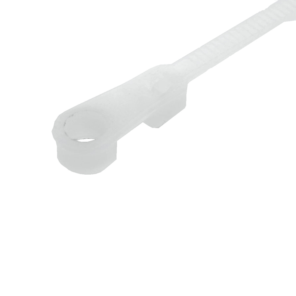 BBAtechniek - Tyrap 4.8x200mm max Ø 54mm wit (100x)