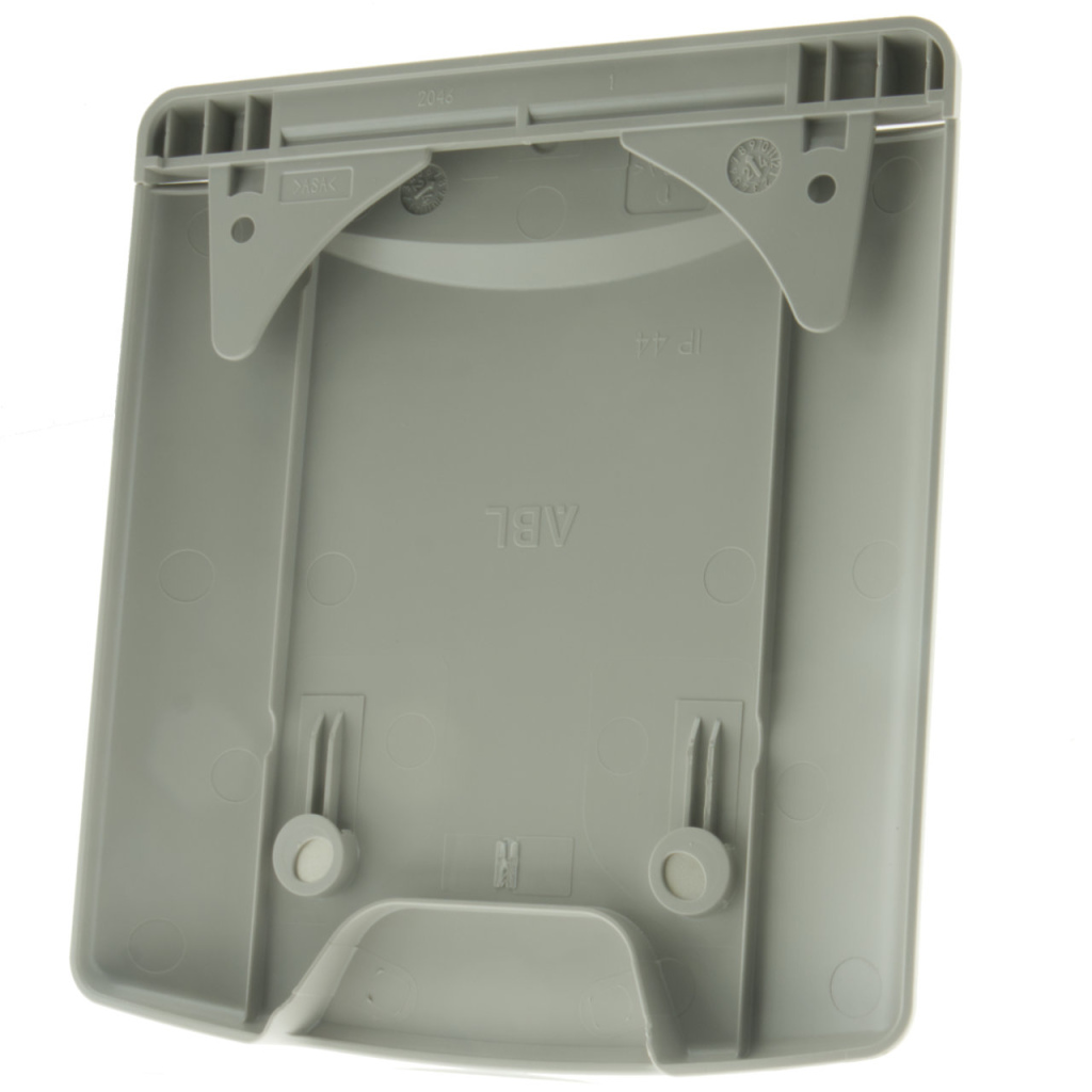 BBAtechniek - Losse klep 230V icoon licht grijs (1x)