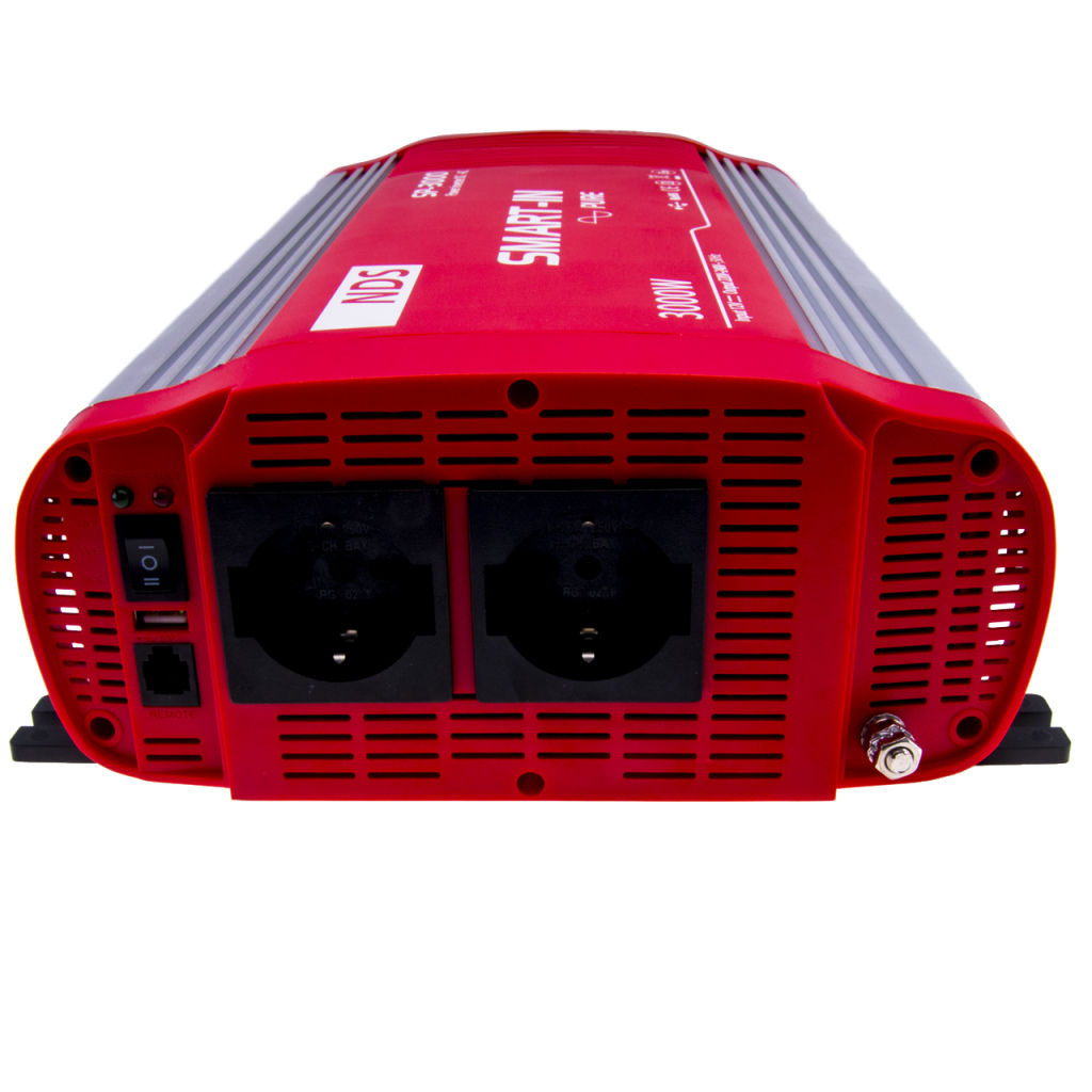 BBAtechniek - NDS SP-3000 inverter 12V 3000W USB uitgang (1x)