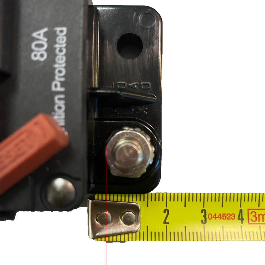 BBAtechniek - Automatische zekering 80A M6 (1x)