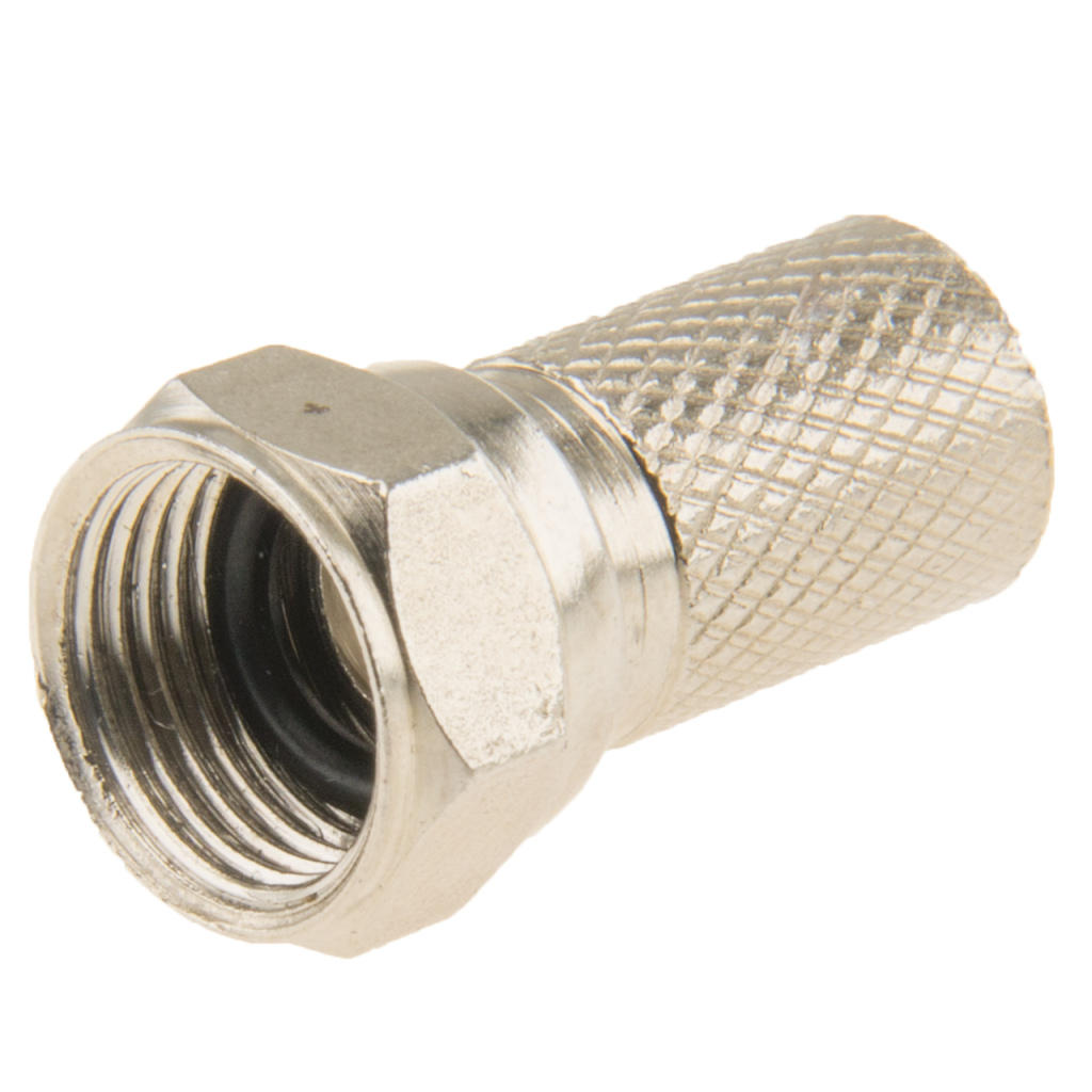 BBAtechniek - F-connector 7mm metaal (10x)