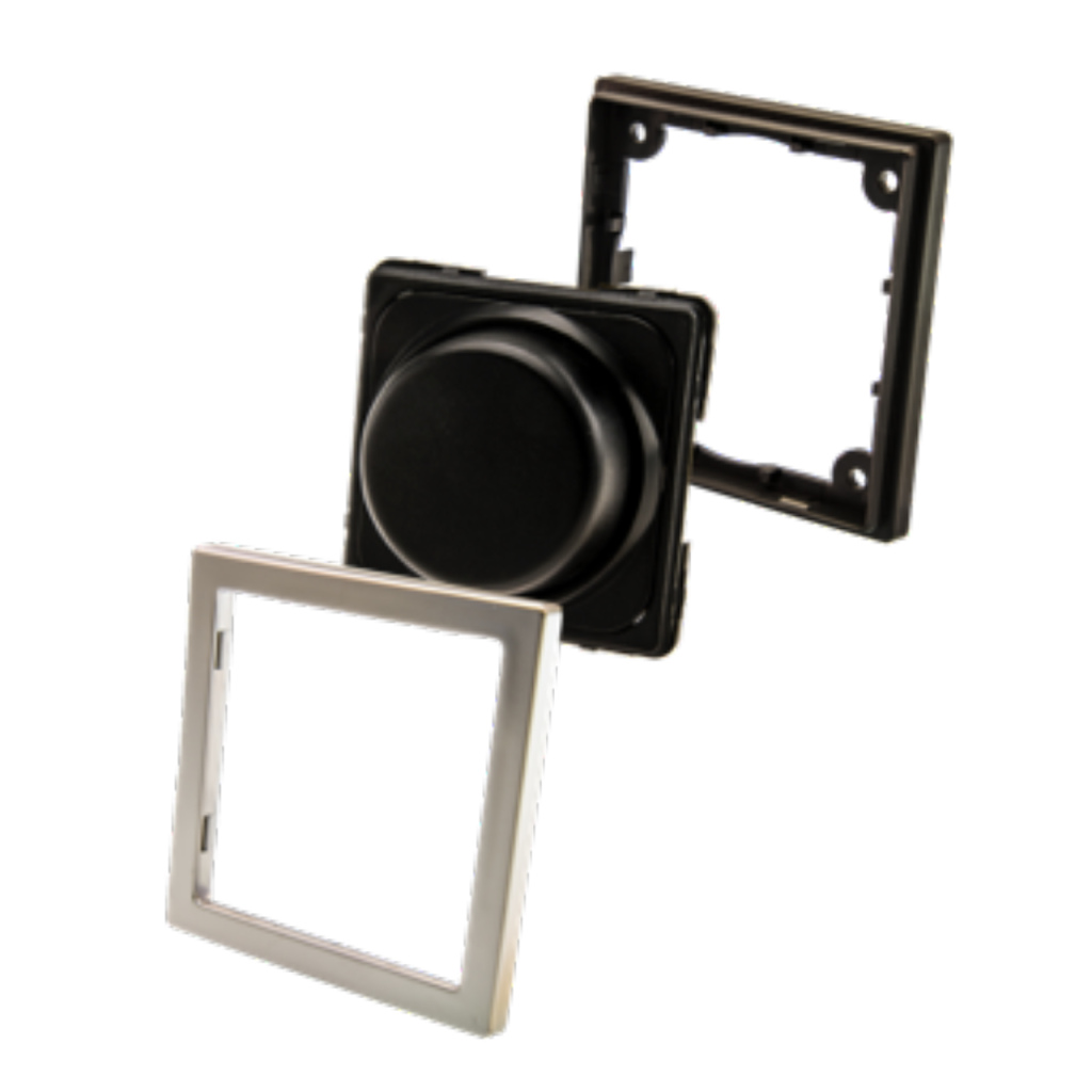 BBAtechniek - LED dimmer incl. opvulrand lei-grijs S20.000 (1x)