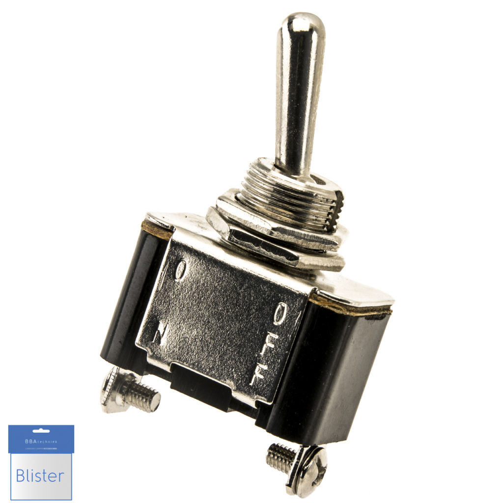 BBAtechniek - 12V 25A 2-polig On-Off schakelaar heavy duty  (1x)