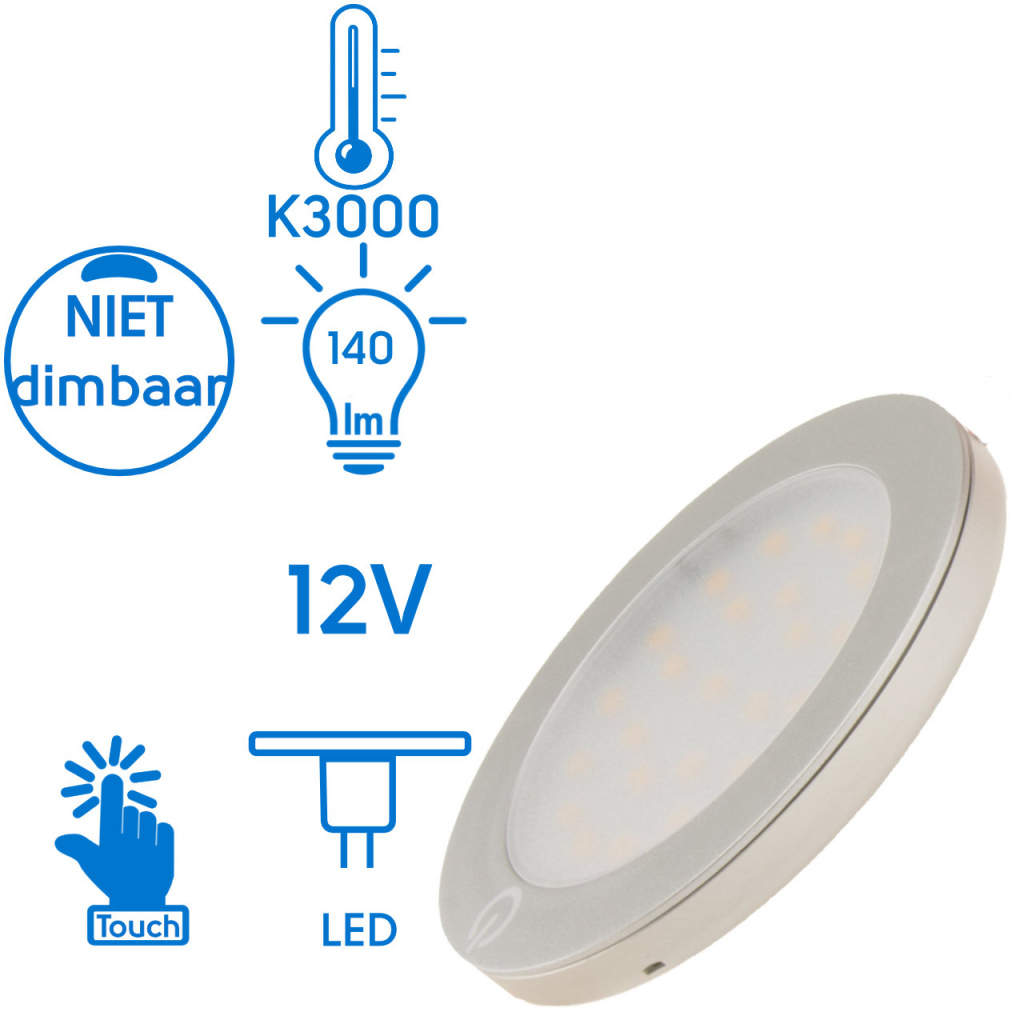 BBAtechniek - El Ferro LED opbouwspot 24 LED’s 12V 2W (1x)