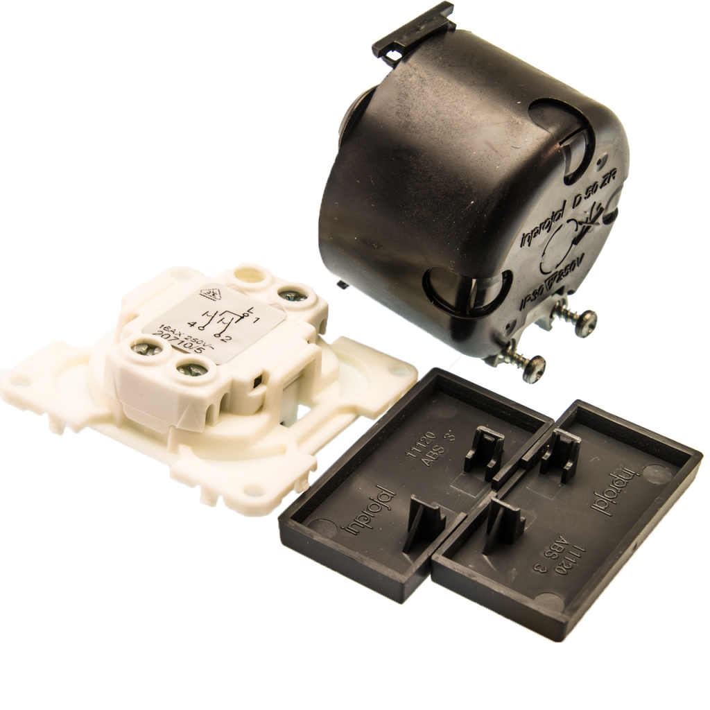 BBAtechniek - Wip-serieschakelaar 230V lei-grijs S20.000 (1x)