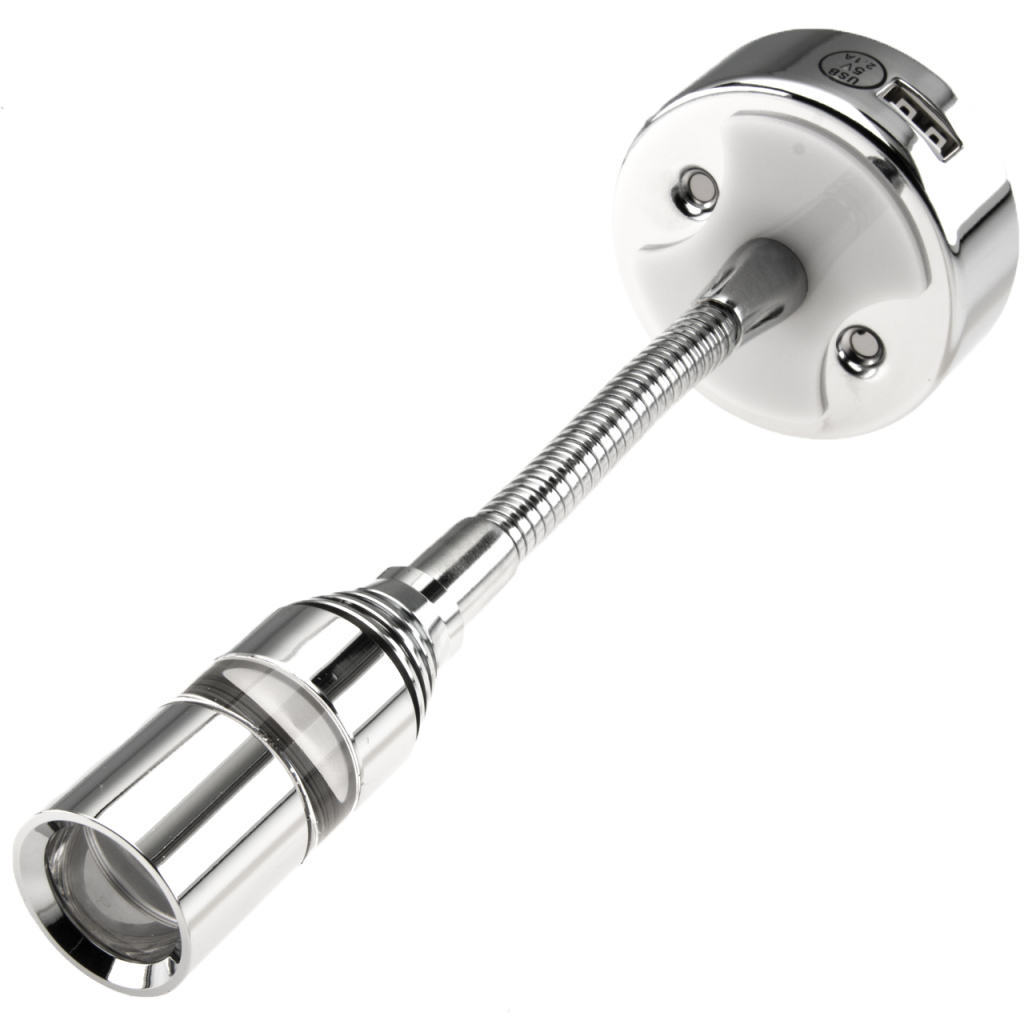 BBAtechniek - Florence flex LED lamp 12V 1W 3000K 42lm USB (1x)