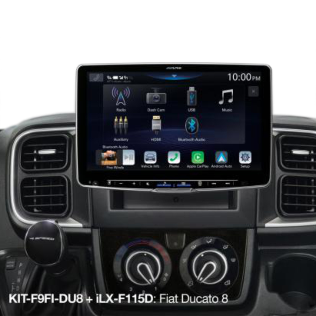 BBAtechniek - Alpine inbouwkit Fiat Ducato MY22 KIT9F9FIDU8 (1x)