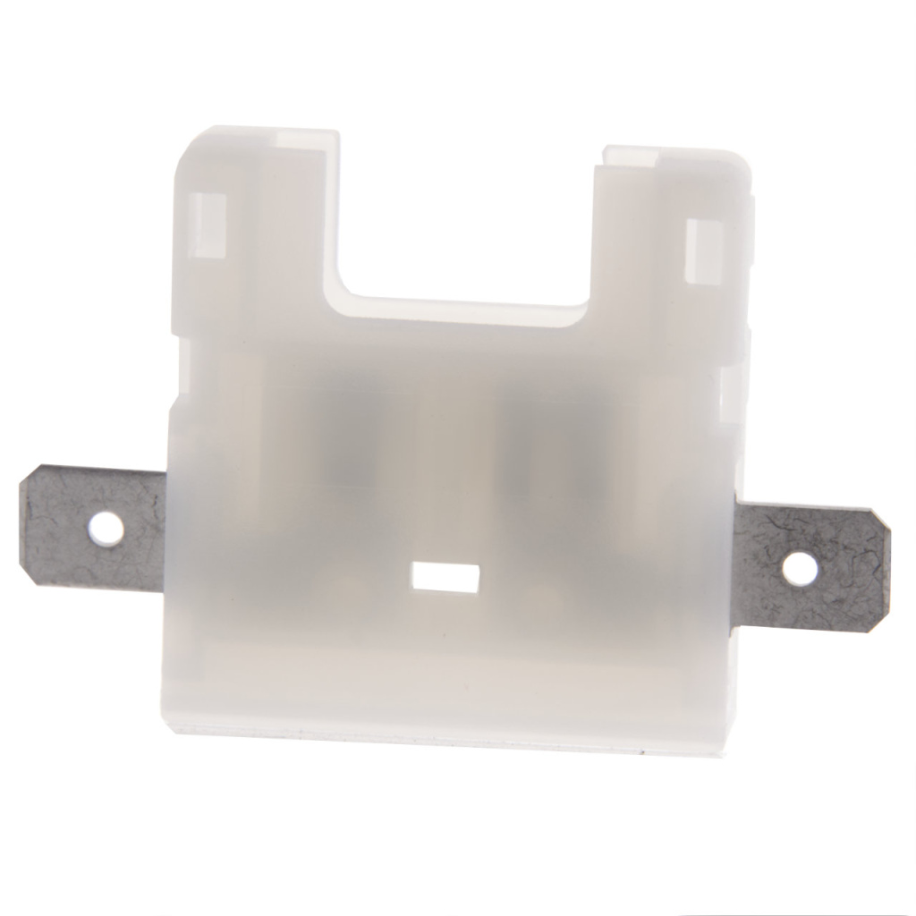 BBAtechniek - Steekzekeringhouder standaard zwevend wit (1x)