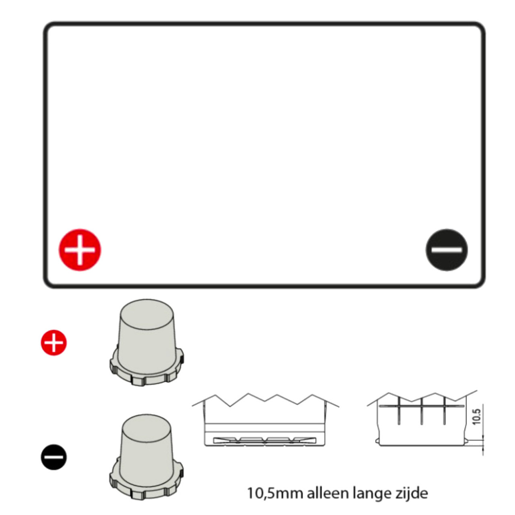 BBAtechniek - 12V 55Ah Optima Yellow Top AGM accu (1x)