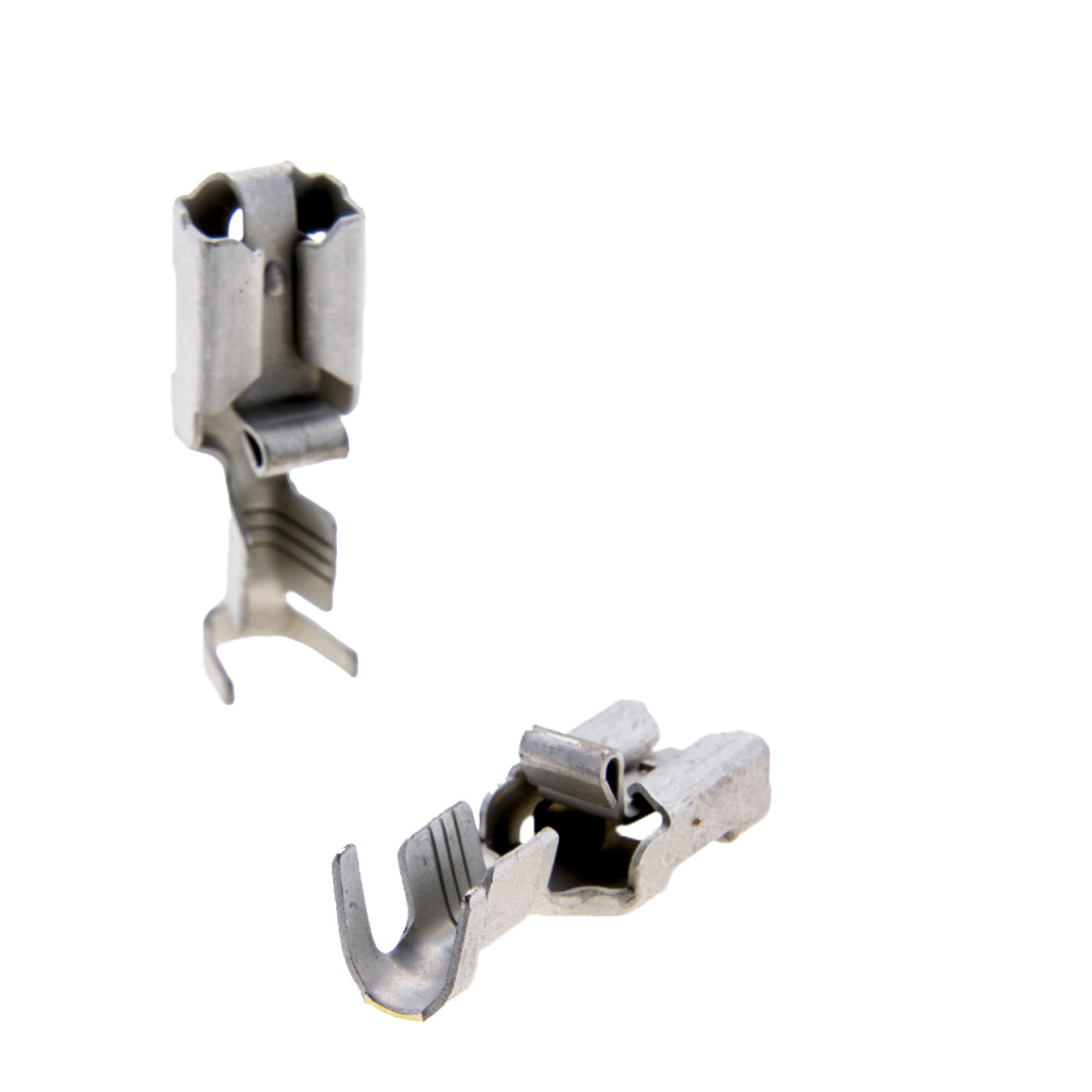 BBAtechniek - Vlakstekerhuls vertind 6.3mm 2.5-6.0mm² (100x)