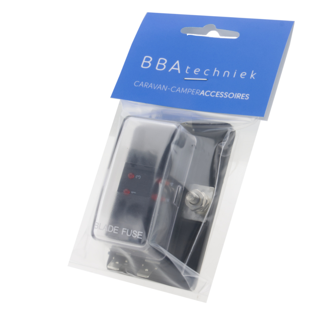 BBAtechniek - Zekering verdeelbox 4-weg LED (1x)