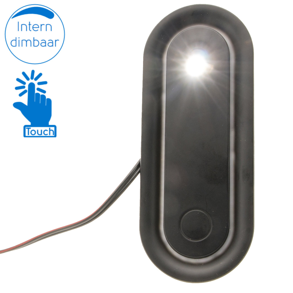 BBAtechniek - Potenza LED lamp 12V 0.4W zwart + minispot (1x)