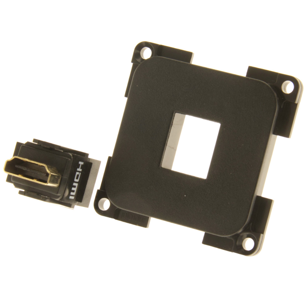 BBAtechniek - S 30.000 HDMI High Speed contact zwart (1x)