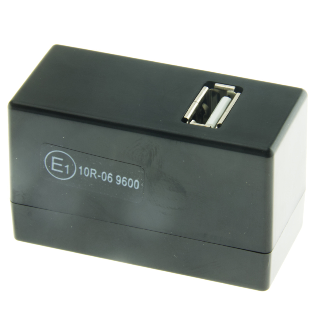 BBAtechniek - USB A-1x 5V 2A Dometic rail zwart (1x)