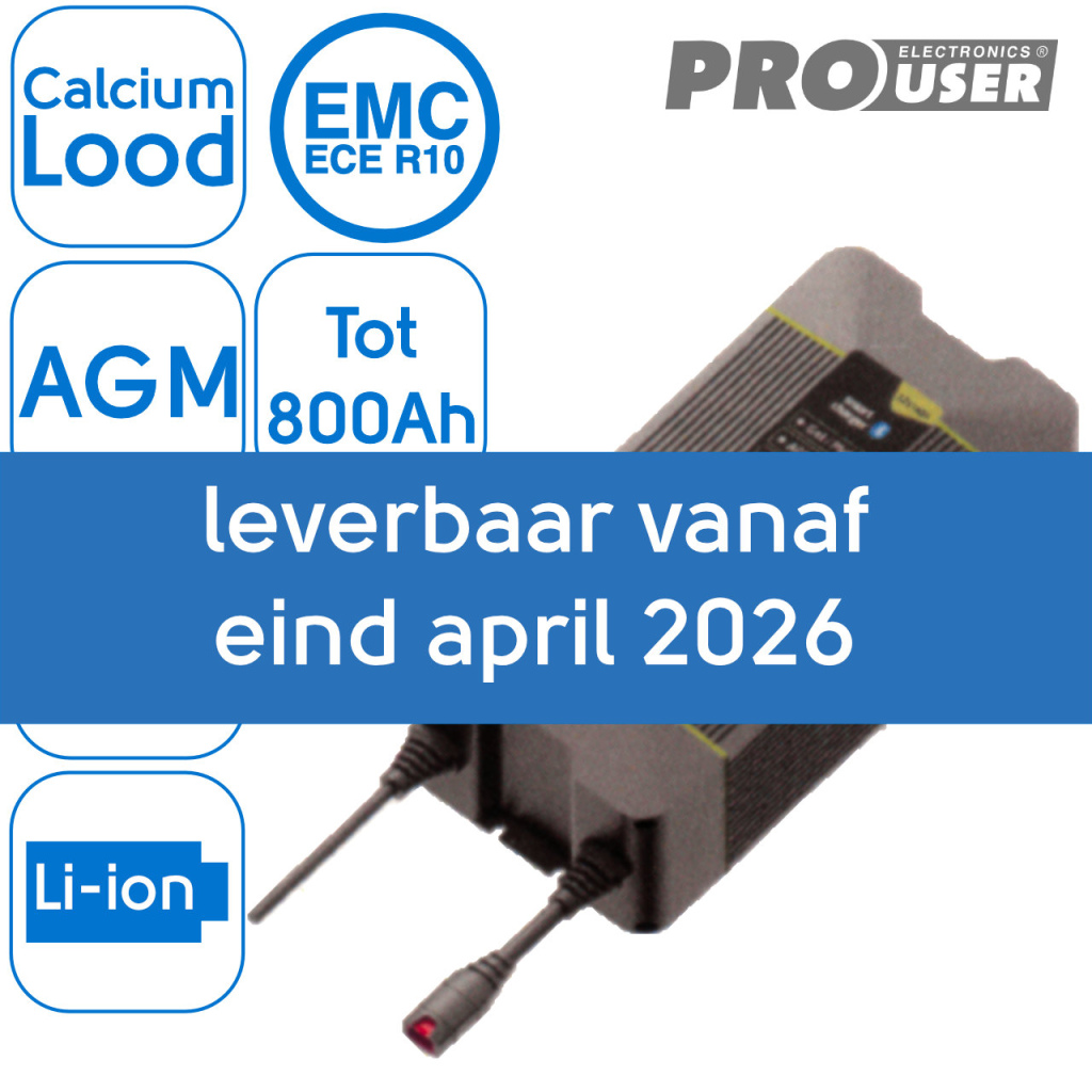 BBAtechniek - 12V 40Ah Pro-User intelligente acculader IBC40 1x)