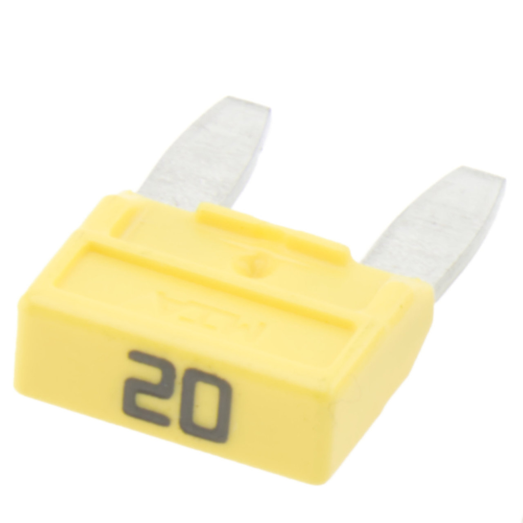 BBAtechniek - Mini steekzekering 20A geel (50x)
