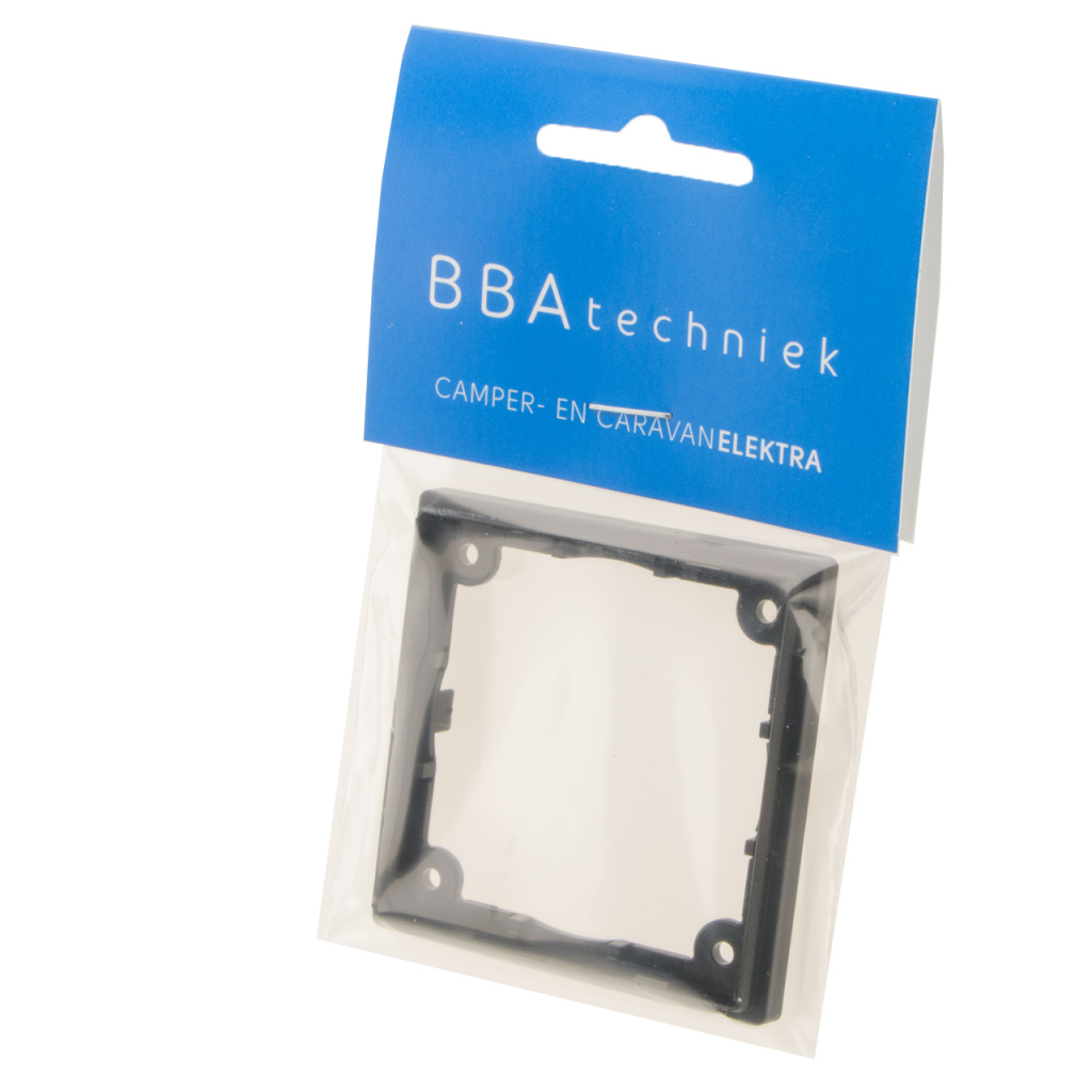 BBAtechniek - Afstandsraam 1-vak laag zwart S20.000 (1x)