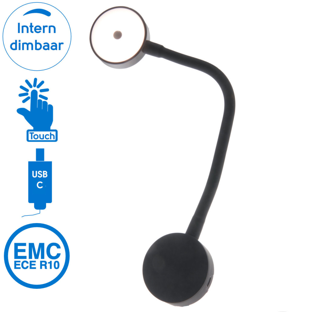 BBAtechniek - Nero d’Avola flex LED 10-30V 2W 2A USB-C (1x)