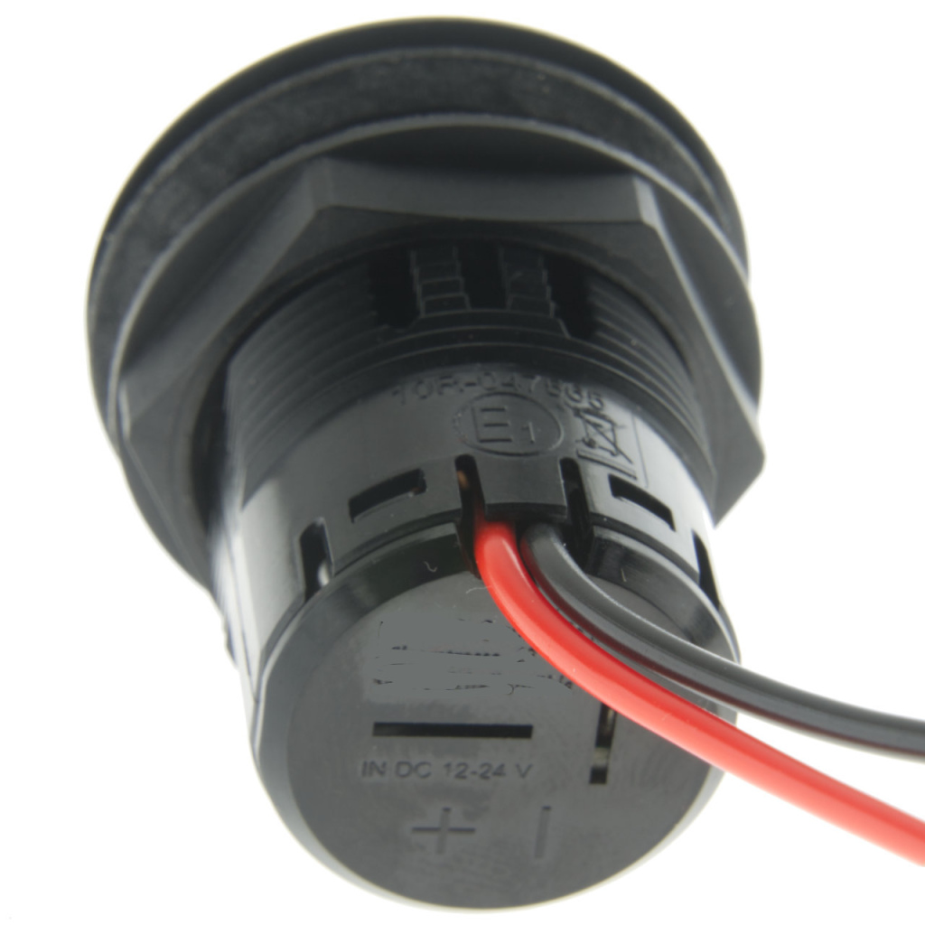 BBAtechniek - USB/C 2x PD QC 3A 30W inbouw zwart (1x) 