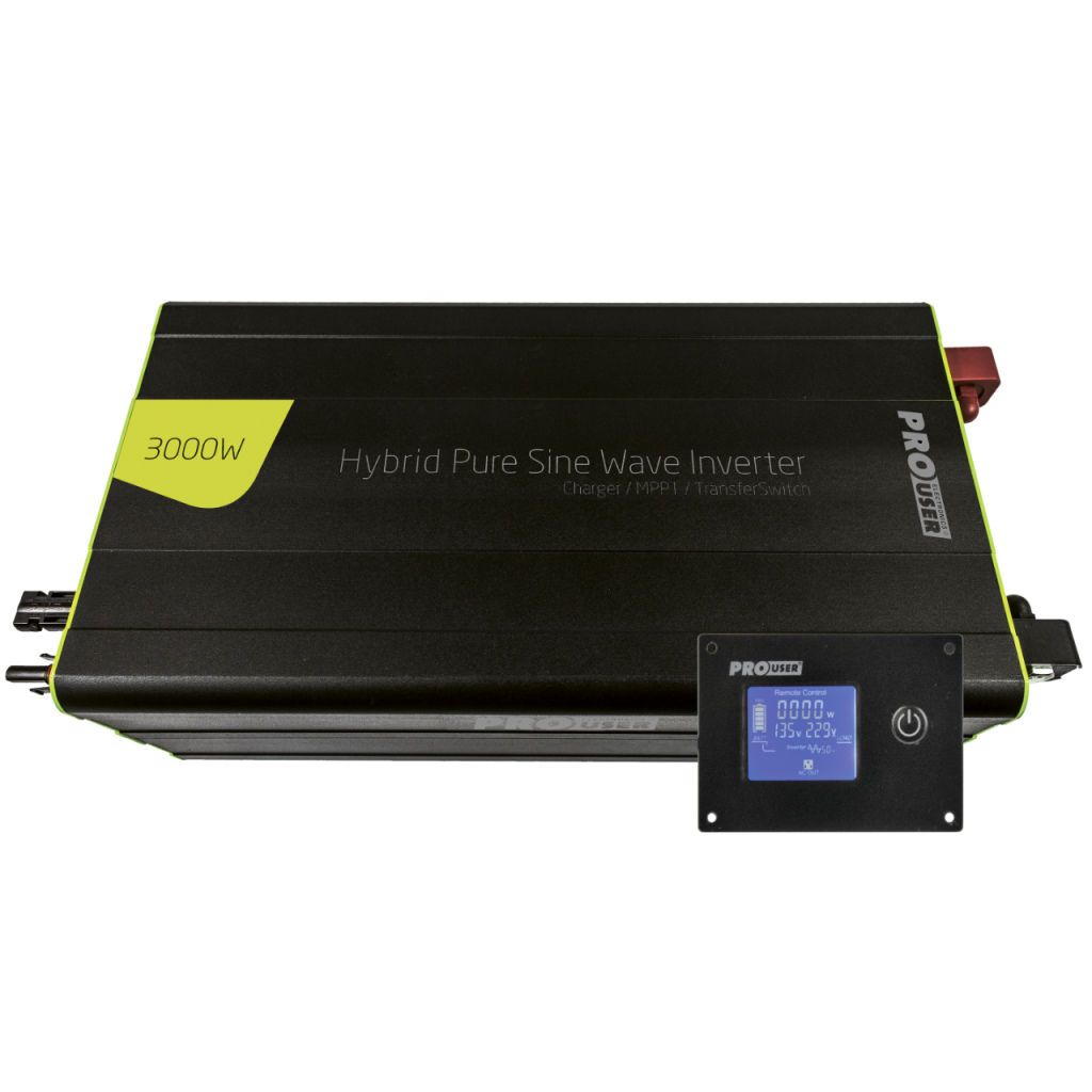 BBAtechniek - Pro-User PSI3000TX Hybride zuivere sinus (1x)