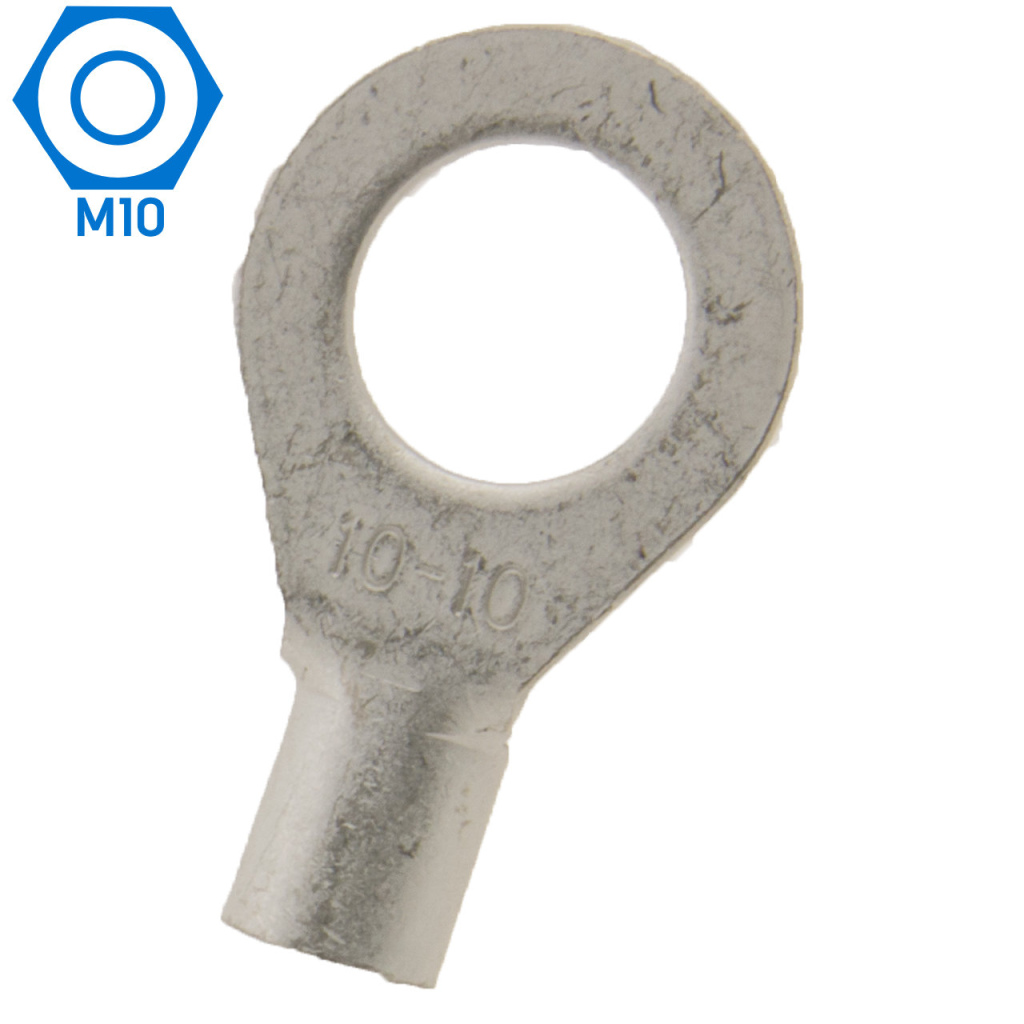 BBAtechniek - 10mm² M10 open kabeloog (25x)