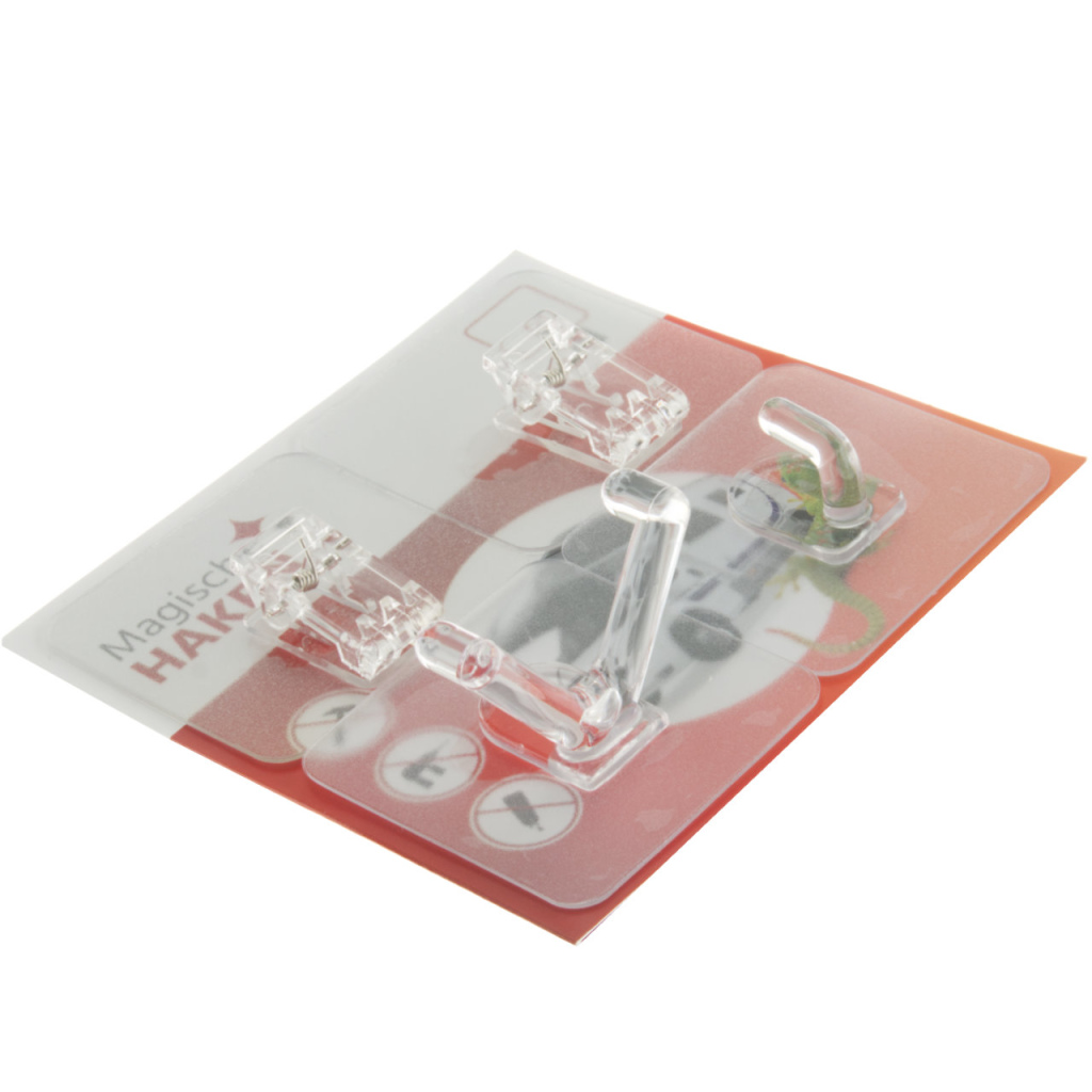 BBAtechniek - Magische haken assorti 1x mini 1x V 2x clip (1x)