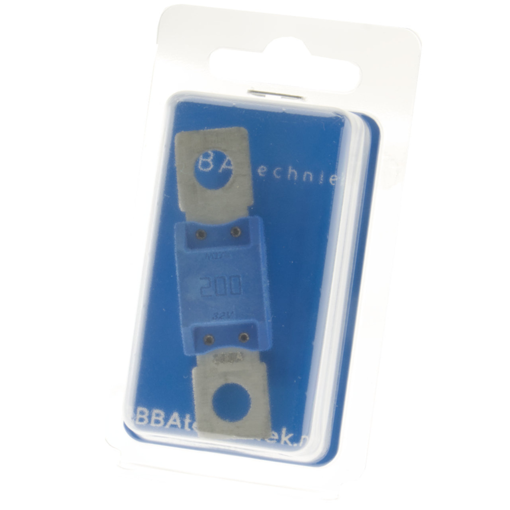 BBAtechniek - 200A Powerzekering mega blauw (1x)
