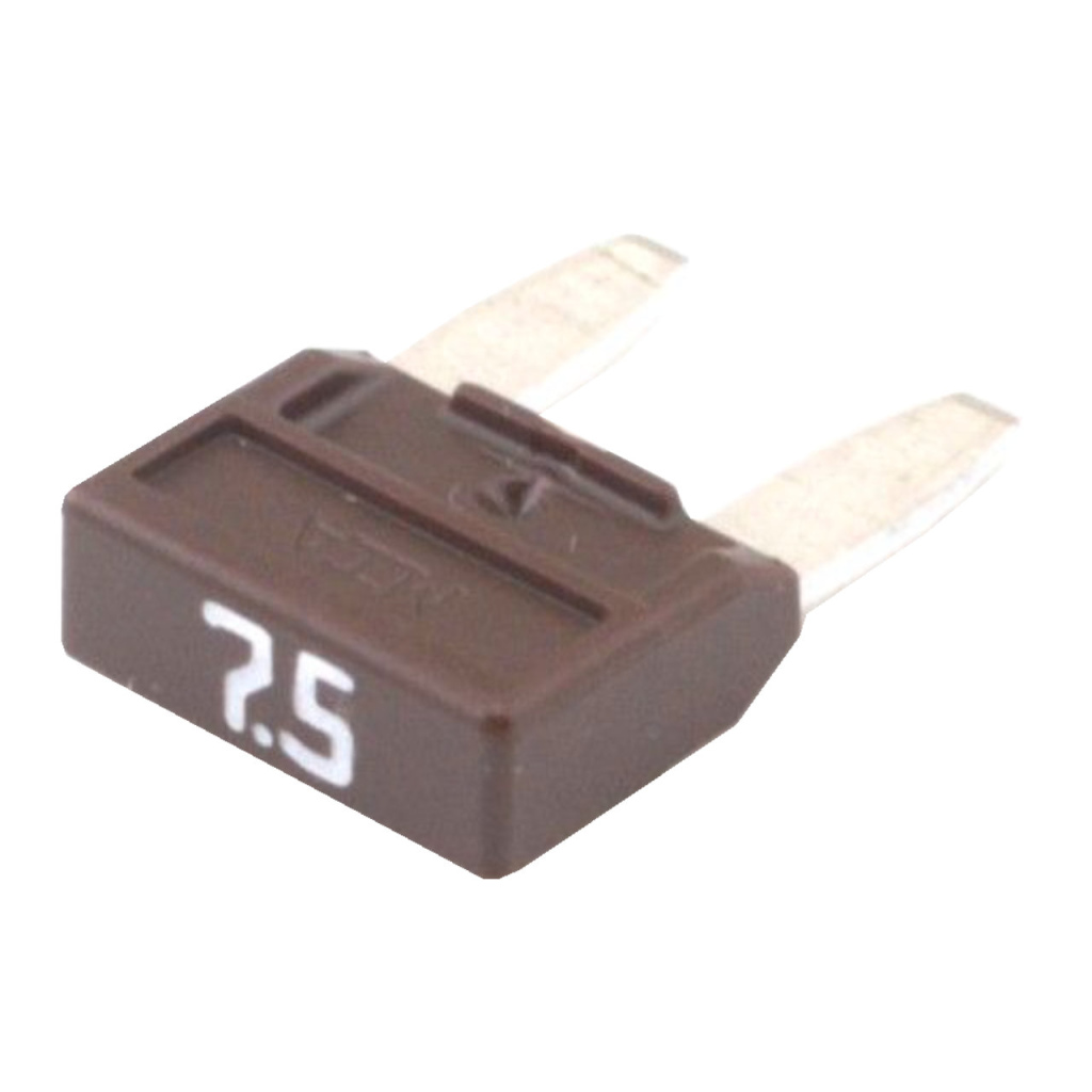 BBAtechniek - Mini steekzekering 7.5A bruin (5x)