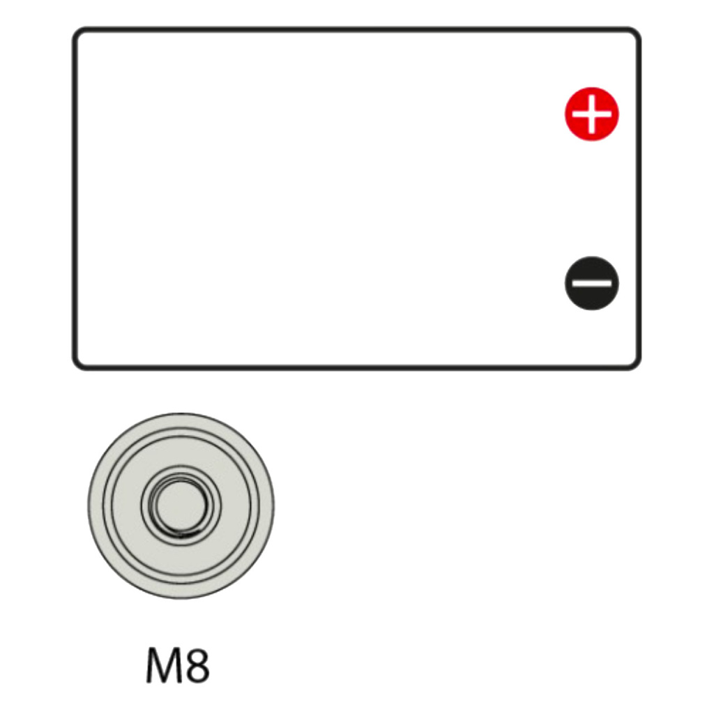 BBAtechniek - 12V 200Ah Aces Lithium accu zonder lader (1x)