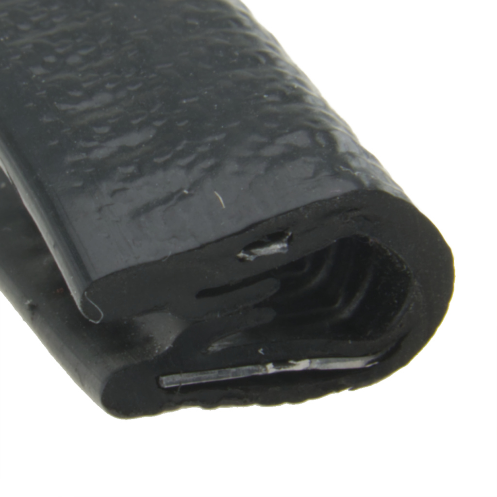 BBAtechniek - BBA klemprofiel voor plaatdikte 2-5mm zwart (1m)