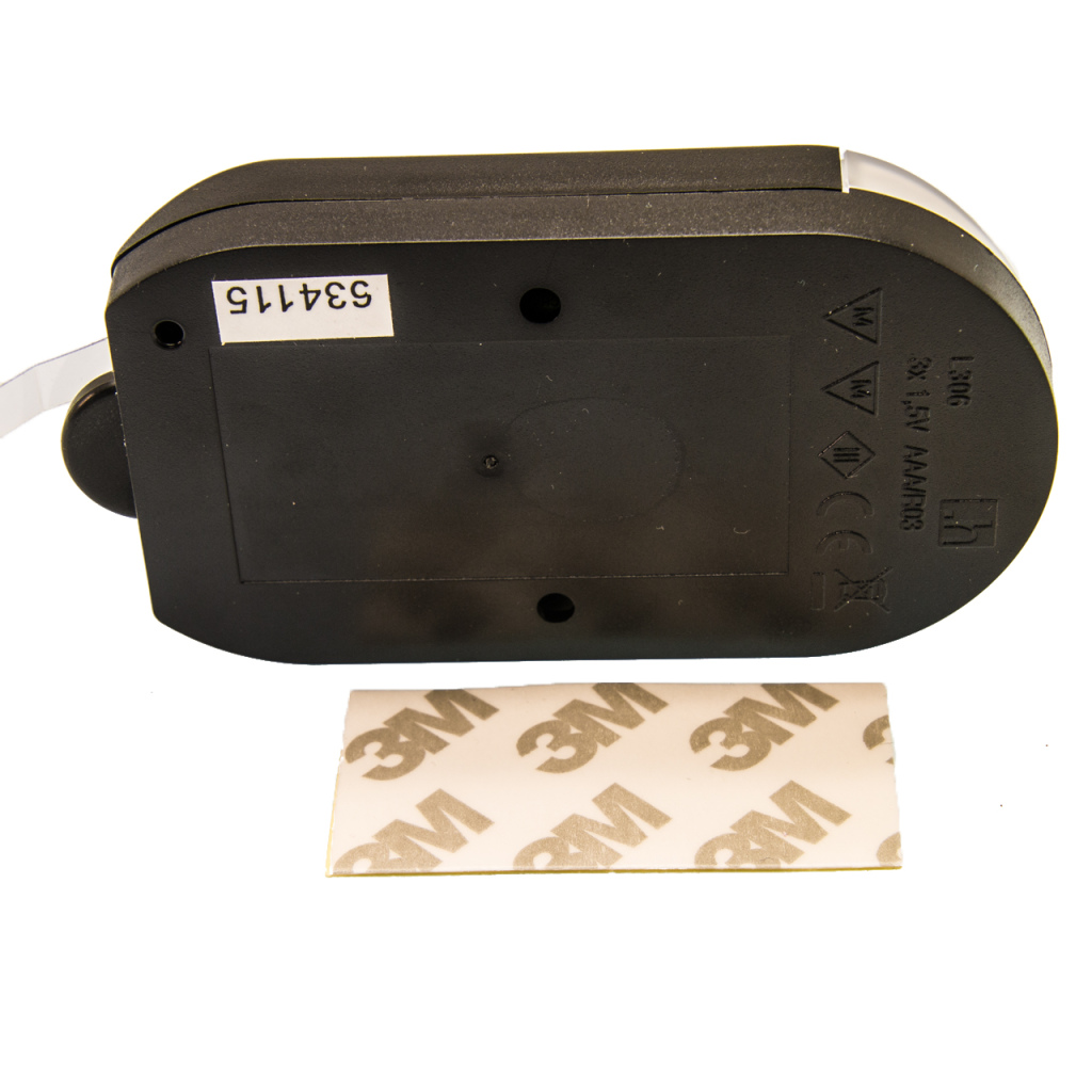 BBAtechniek - Lade/kastverlichting zwart 4-LED warm wit (1x)