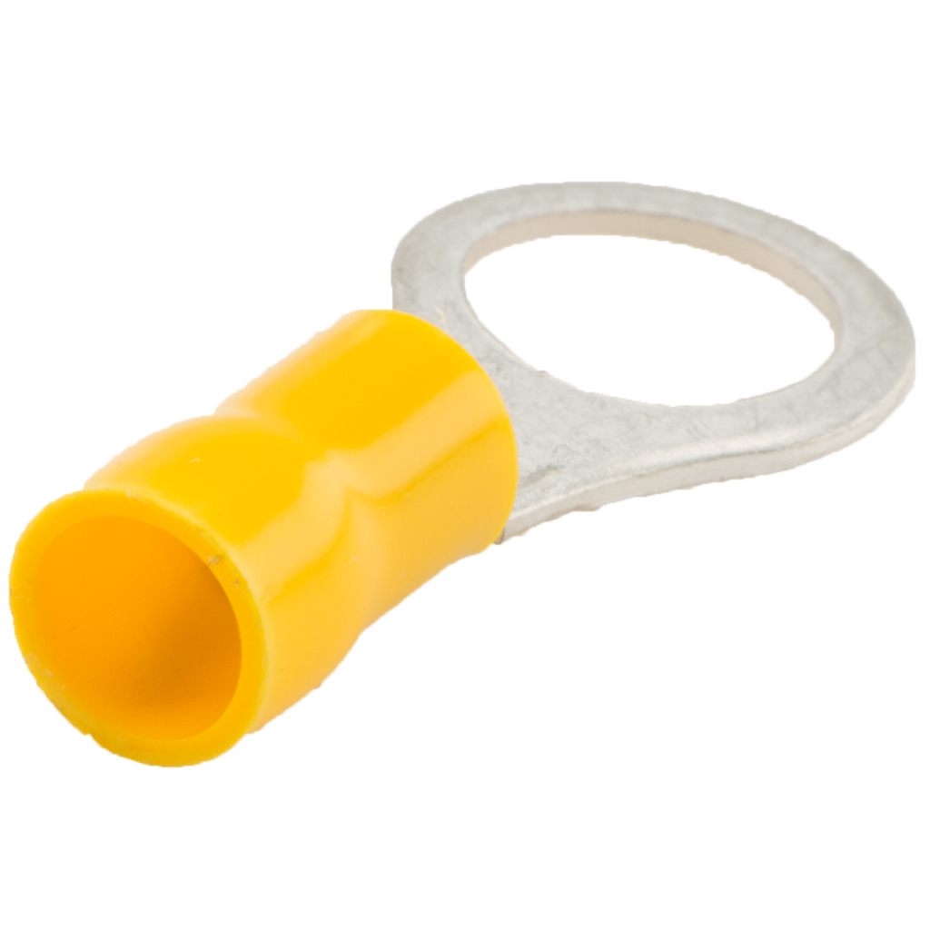 BBAtechniek - Kabelschoen ring M10 Ø10.5mm geel (5x)