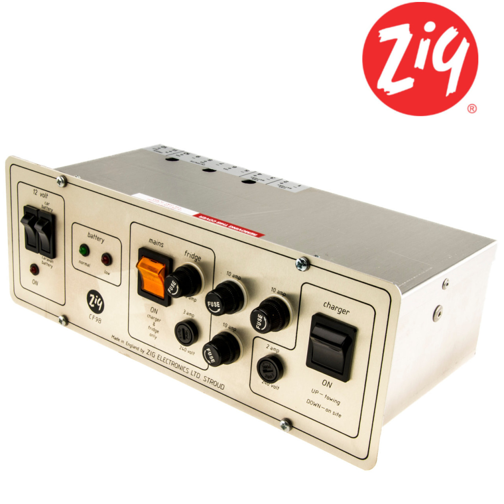 BBAtechniek - Zig CF9 paneel autom. CE acculader/omvormer (1x)